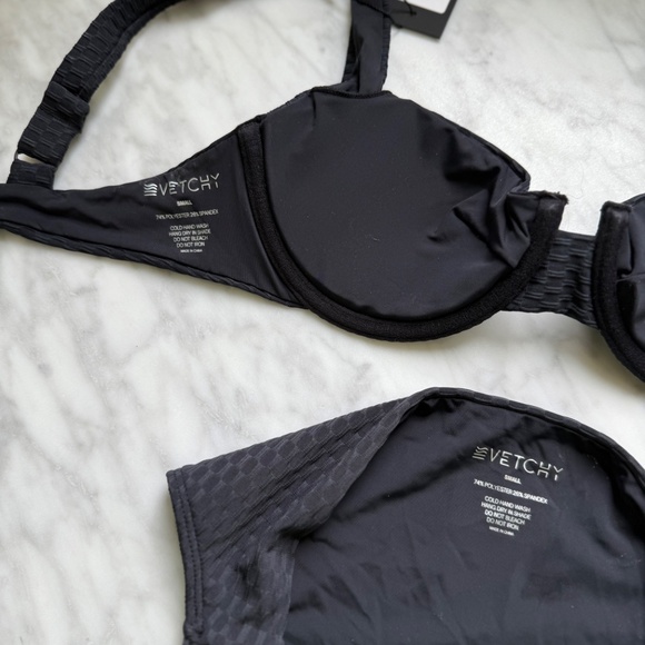 brand new with tags vetchy laguna bikini black set in small - Picture 2 of 3